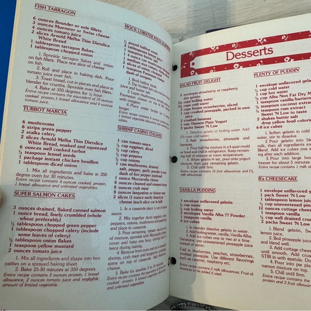 Vintage My Diet Workshop Recipe File Cookbook Binder 1979 - Picture 9 of 11